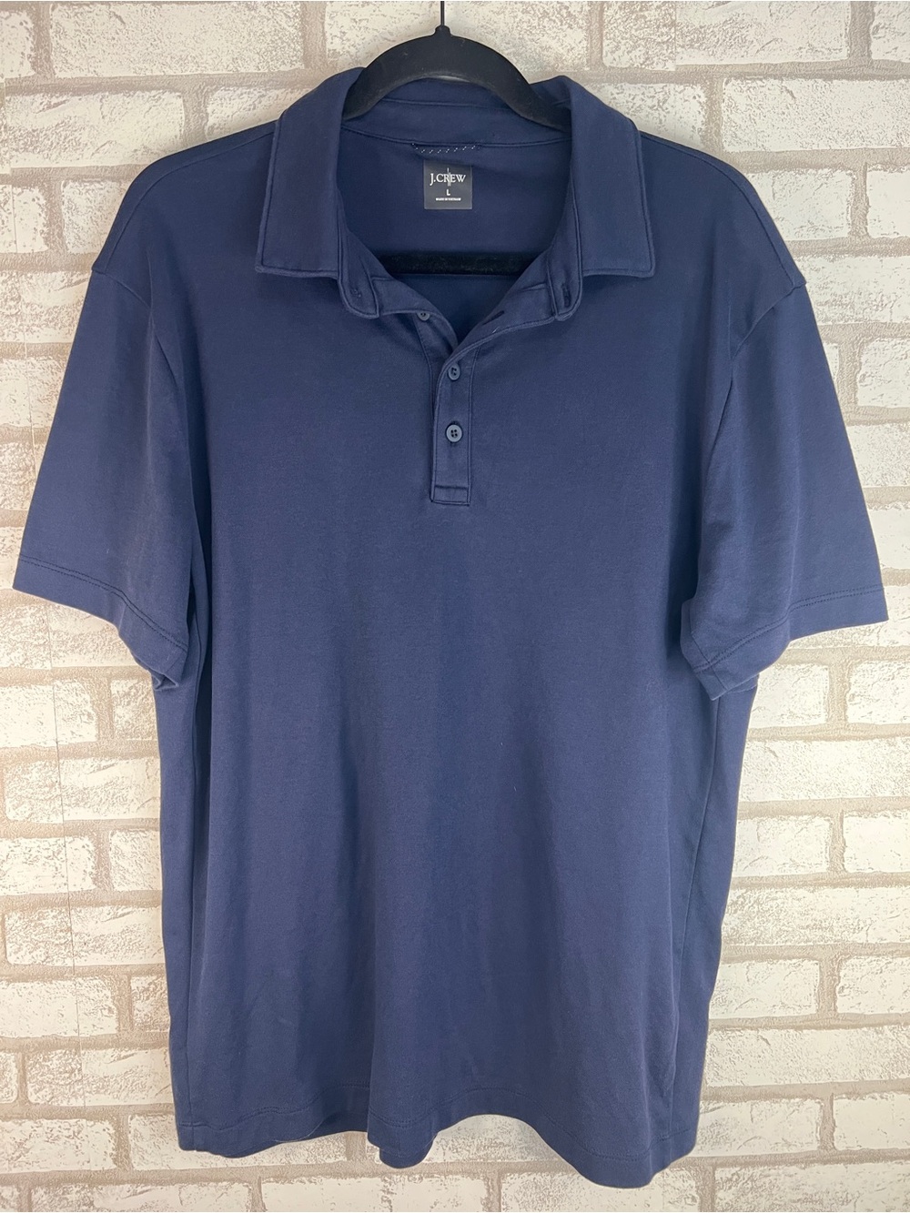 J. Crew Men’s Dark Navy Polo Shirt